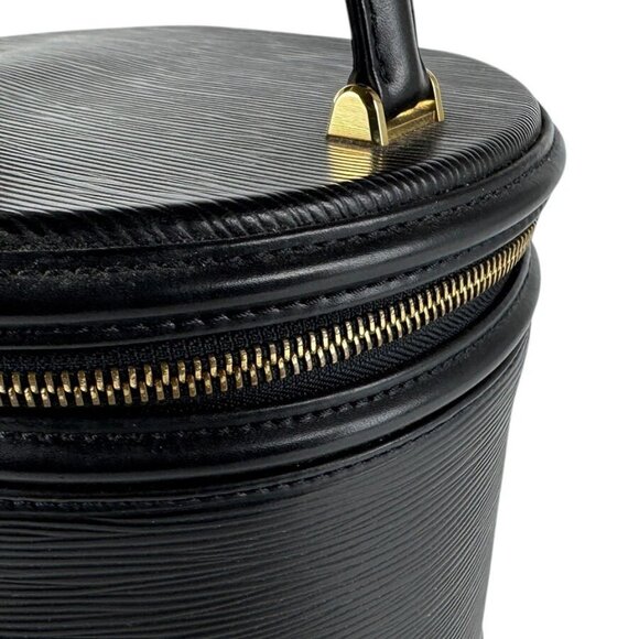 Auth LOUIS VUITTON Epi Cannes Handbag Black Epi Leather - Picture 5 of 13